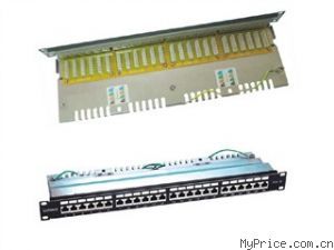 LUNSENT LS-6U24PAN 24口6類屏蔽配線架綜合解析